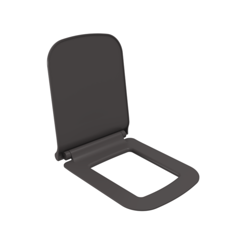 Bocchi Tutti Slim Mat Antrasit Klozet Kapağı