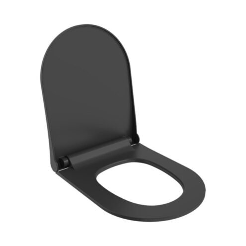 Bocchi Pure Slim Mat Siyah Klozet Kapağı