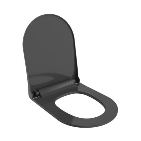 Bocchi Pure Slim Parlak Siyah Klozet Kapağı