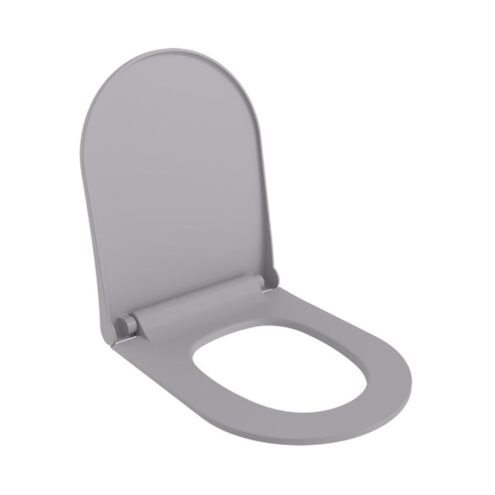 Bocchi Pure Slim Mat Gri Klozet Kapağı