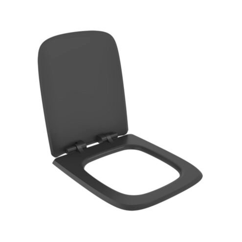 Bocchi New Age Mat Siyah Yavaş Kapanır Slim Klozet Kapağı