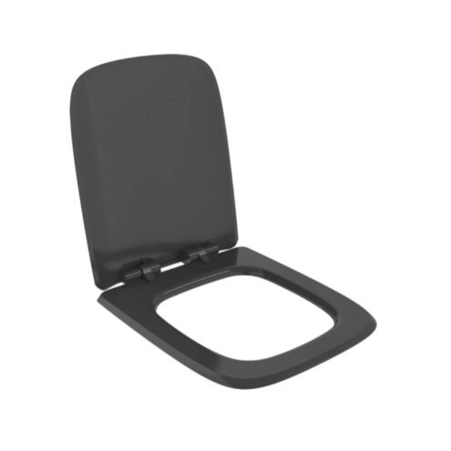 Bocchi New Age Parlak Siyah Yavaş Kapanır Slim Klozet Kapağı