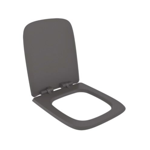 Bocchi New Age Mat Antrasit Yavaş Kapanır Slim Klozet Kapağı