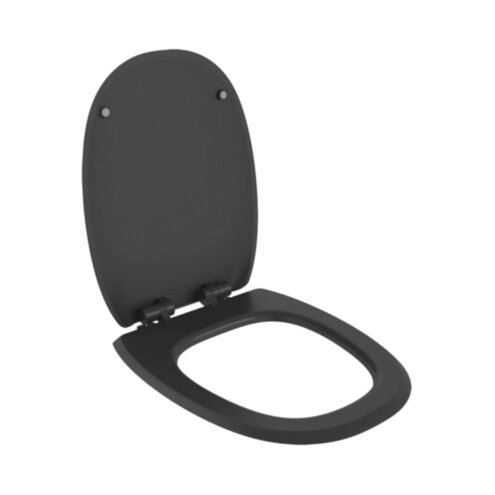 Bocchi Strata Mat Siyah Yavaş Kapanır Slim Klozet Kapağı