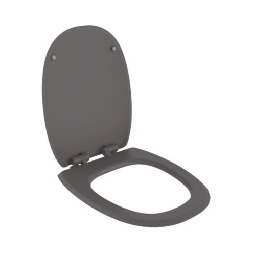 Bocchi Strata Mat Antrasit Yavaş Kapanır Slim Klozet Kapağı