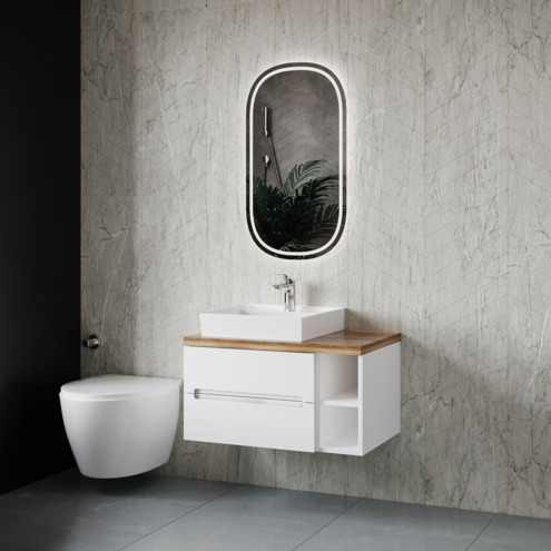 Denko Violet 80 cm Lake Banyo Dolabı