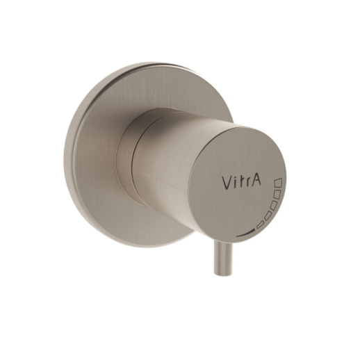 VitrA Origin Fırçalı Nikel Ankastre Stop Valf (sıva Üstü Grubu)