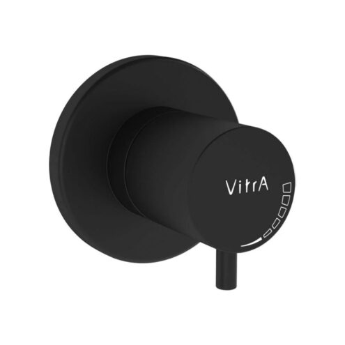 VitrA Origin Mat Siyah Ankastre Stop Valf (sıva Üstü Grubu)