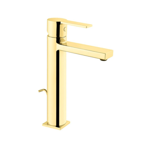 Artema Flo S Sifon Kumandalı Altın Yüksek Lavabo Bataryası