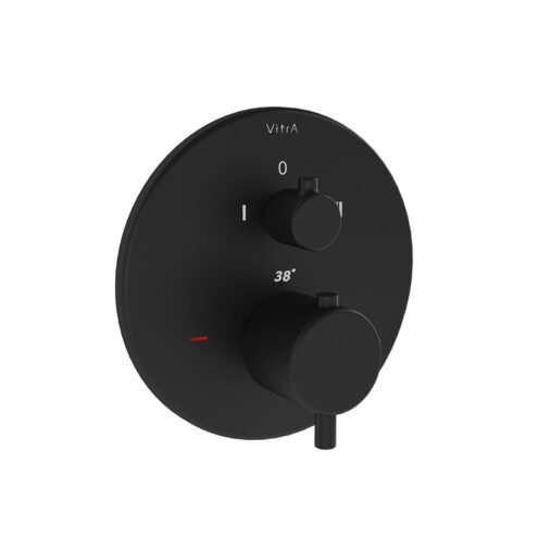 VitrA Origin Mat Siyah V Box Ankastre Termostatik Banyo Bataryası