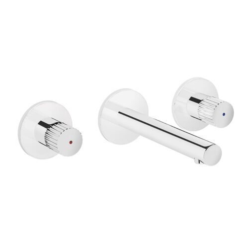 VitrA Origin Krom Ankastre Lavabo Bataryası Sıva Üstü Grubu Üç Rozetli