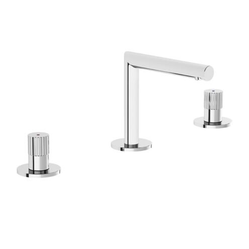 VitrA Origin Krom Üç Delikli Lavabo Bataryası