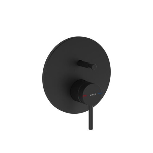 VitrA Origin Mat Siyah Ankastre Banyo Bataryası Sıva Üstü Grubu