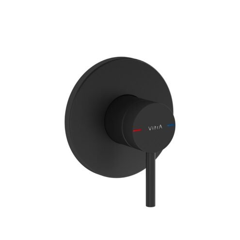VitrA Origin Mat Siyah Ankastre Duş Bataryası Sıva Üstü Grubu