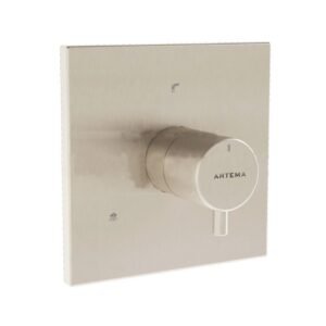 Artema Aquaheat Square Fırçalı Nikel 3 Yollu Yönlendirici