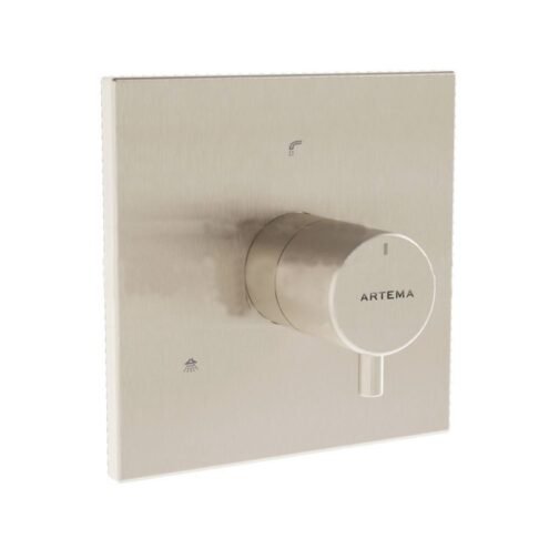 Artema Aquaheat Square Fırçalı Nikel 3 Yollu Yönlendirici