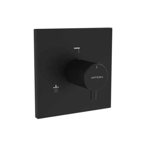 Artema Root Square Siyah 3 Yollu Yönlendirici