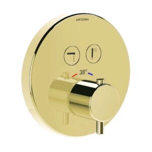 Artema AquaControl Altın Ankastre Termostatik Banyo Bataryası