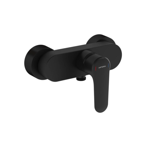 Artema Root Round Siyah Duş Bataryası