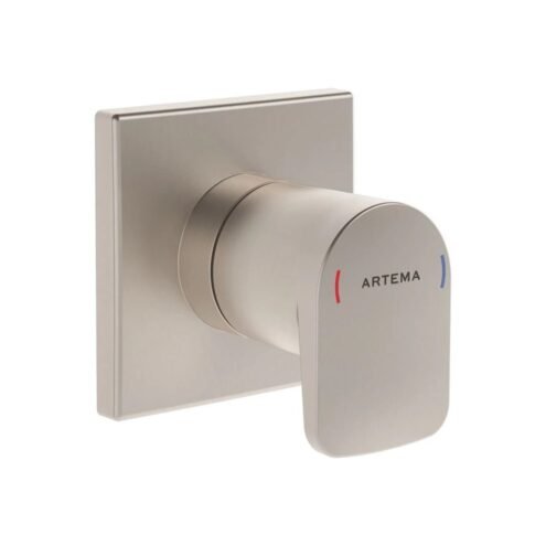 Artema Root Square Fırçalı Nikel Ankastre Stop Valf