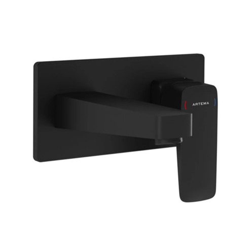 Artema Root Square Ankastre Siyah Lavabo Bataryası