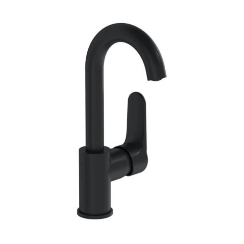 Artema Root Round Siyah Döner Borulu Lavabo Bataryası