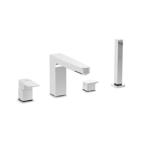 Artema Root Square Krom 4 Delikli Küvet Bataryası