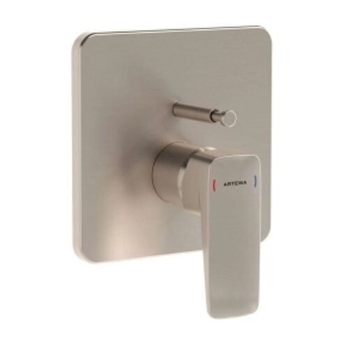 Artema Square Ankastre Fırçalı Nikel Banyo Bataryası