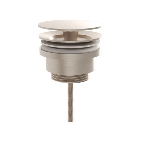 VitrA Origin Fırçalı Nikel Lavabo Yuvarlak Süzgeci Universal (basmalı)