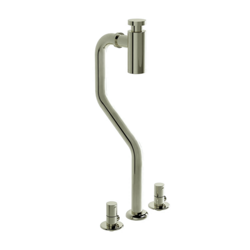Artema Plural Fırçalı Nikel Monoblok Sifon Seti