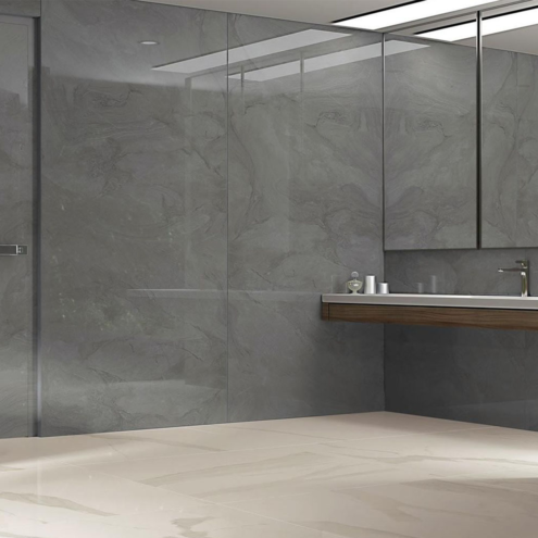 Kütahya Seramik Atlantis 120x240 cm Antrasit Rektifiye Parl Nano