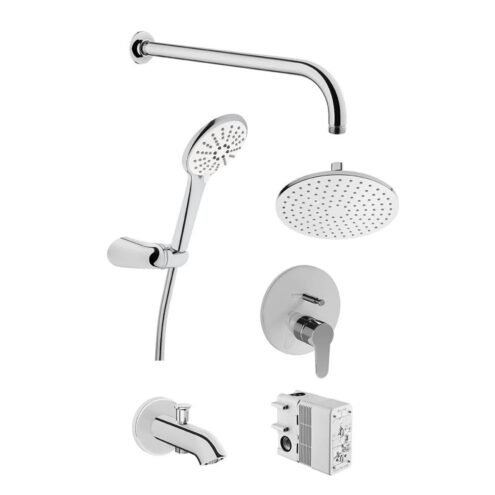 Artema Win S Compact 3F Krom Ankastre Duş Seti