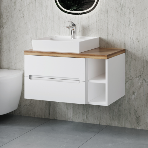 Denko Violet 80 cm Lake Lavabo Alt Dolabı