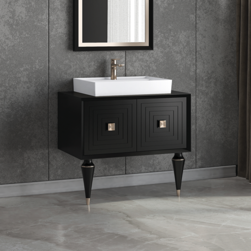 Denko Burcu 80 cm Lake Lavabo Alt Dolabı