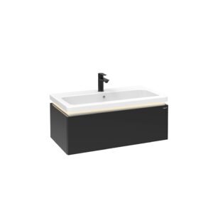 Creavit Ante 80 cm Antrasit Lavabo Alt Dolabı