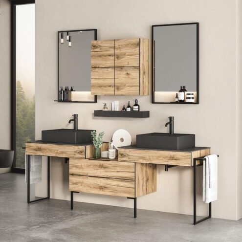 Nplus Armada 200 cm Banyo Dolabı Takımı