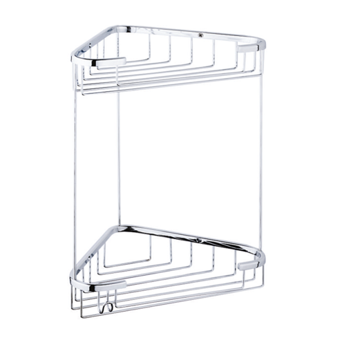 Boden Schwamm 15x15 cm İki Katlı Krom Şampuanlık