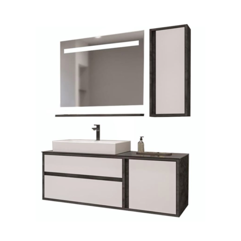 Orka Verona 120 cm Banyo Dolabı Takımı