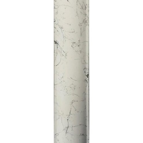 Dekozen Bambu 10x100 cm Marble White-Black El Yapımı Polimer Beton