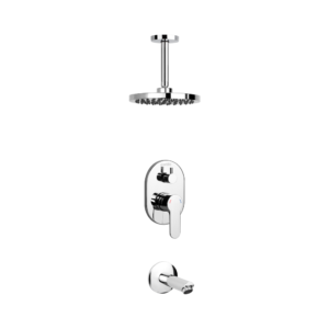 Boden Yuvarlak Tepe Duşlu ve Gagalı Ankastre Duş Seti