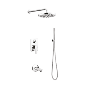 Boden Yuvarlak Tepe Duşlu ve Gagalı Ankastre Duş Seti