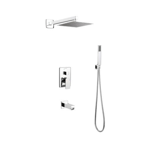 Boden Kare Tepe ve El Duşlu Ankastre Duş Seti