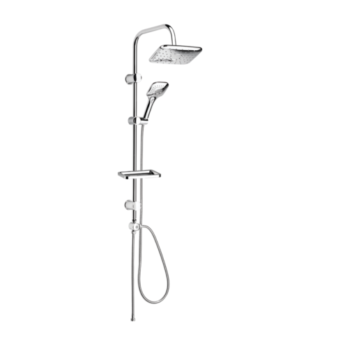Boden Tower Kare Krom Duş Sistemi