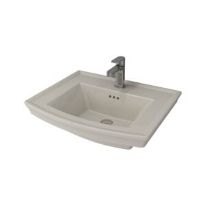 Bocchi Lavita 60 cm Armatür Delikli Parlak Bisküvi Lavabo