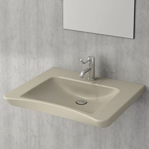 Bocchi Care&Comfort 65 cm Mat Kaşmir Bedensel Engelli Lavabosu