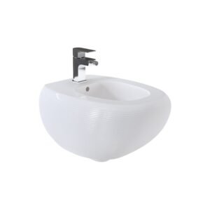 Bocchi Strata Parlak Beyaz Asma Bide