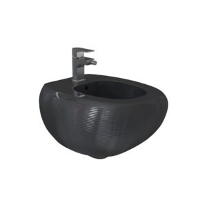 Bocchi Strata Parlak Siyah Asma Bide