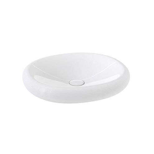 Bocchi Strata 60 cm Parlak Beyaz Çanak Lavabo