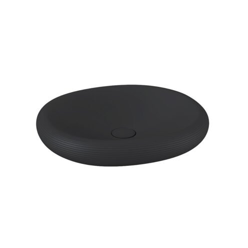 Bocchi Strata 60 cm Mat Siyah Çanak Lavabo