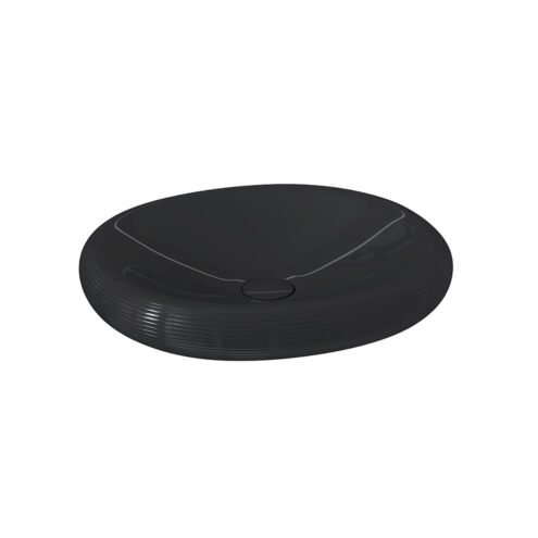 Bocchi Strata 60 cm Parlak Siyah Çanak Lavabo